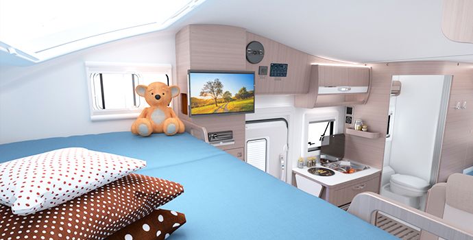 大通C型RV80房車(chē)5座5臥